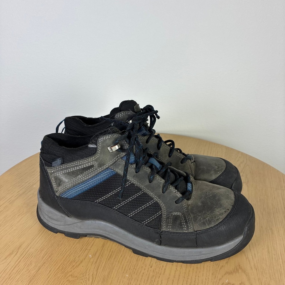 Danner Riverside 4.5 Gray Blue ST Steel Toe Work Boots Mens 9.5 15342 EH Rated